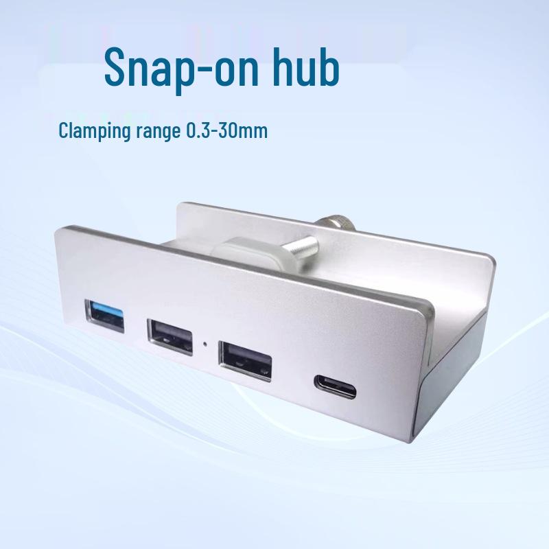 

Snap-on Docking Station USB 3.0 Hub & Type-C Adapter with Multi-interface Clips