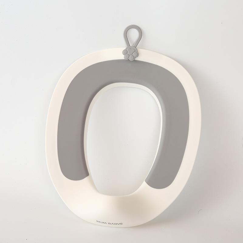 

Детское сиденье для унитаза, детское сиденье для унитаза, переносное сиденье для унитаза на открытом воздухе, пластиковая подушка для детского туалета белый