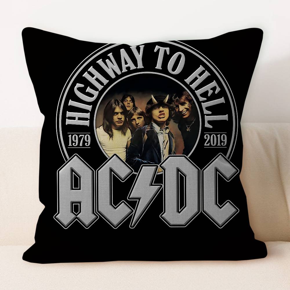 Acdc Band Personligt Kuddöverdrag Barnrum Vild Fest Dekor Kuddfodral Barn Födelsedag Dusch Present