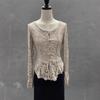 French Ruffle Bell Sleeve Lace Shirt - Chic & Slimming Women's Spring Top