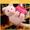 Pig Heart Steal Elephant Plush Toy Animal Stuffed Doll Cartoon Gift Decoration