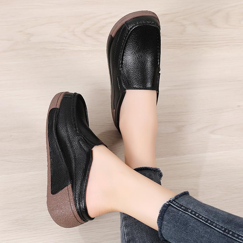 Pantofi Casual de Vară pentru Femei Pantofi de Piele pentru Femei Papuci pentru Femei