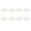 ABWR-80 Pcs Natural Ostrich Feathers Wedding Party Decoration White 45-50Cm