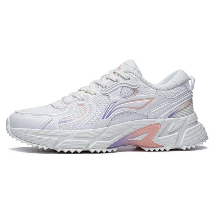 

Li Ning Gathering Light Textile, Synthetic Leather Slip Resistant, Abrasion Resistant, Breathable Low top Running Shoes ARXT008-1 36