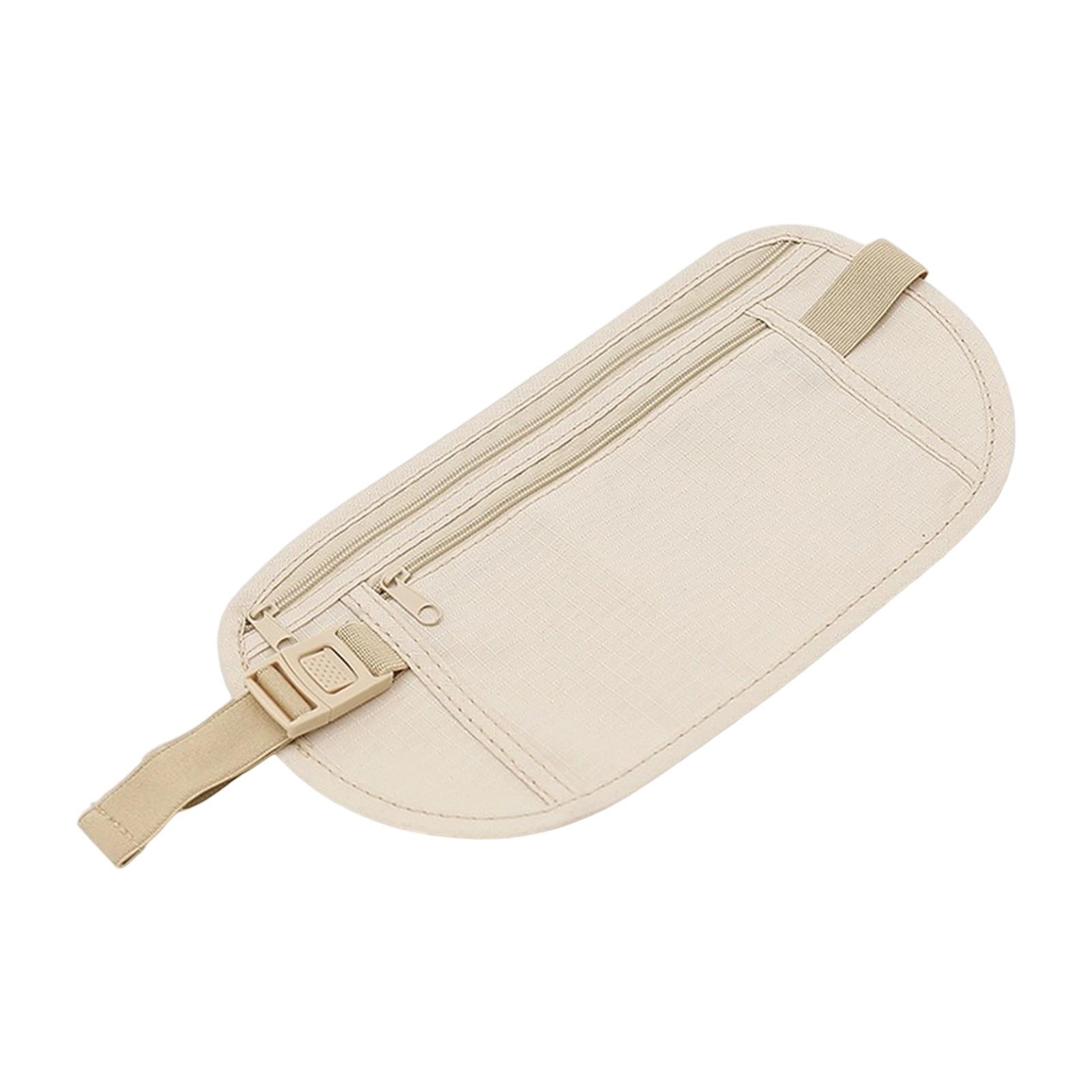 

Тонкий пояс для бега, водостойкая поясная сумка, женская, мужская, регулируемая поясная сумка для бега, 2 кармана, держатель для телефона для ходьбы хаки