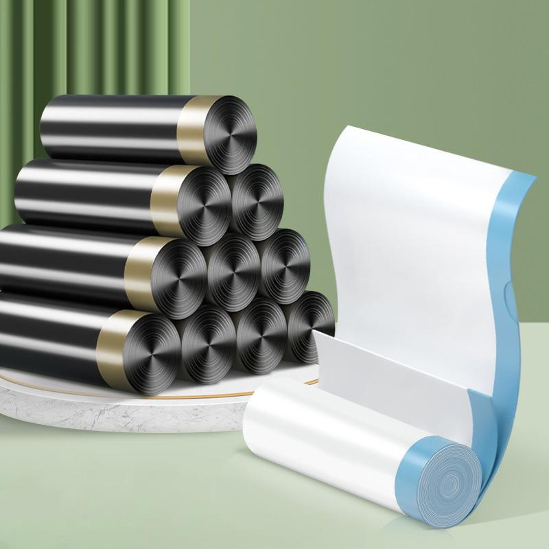 Stahovací šňůrka bez roztržení Odpadkový pytel Přenosná dóza Uzavírací pytel na odpadky Jednorázový úklid kuchyně Sáček na odpadky pro domácnost