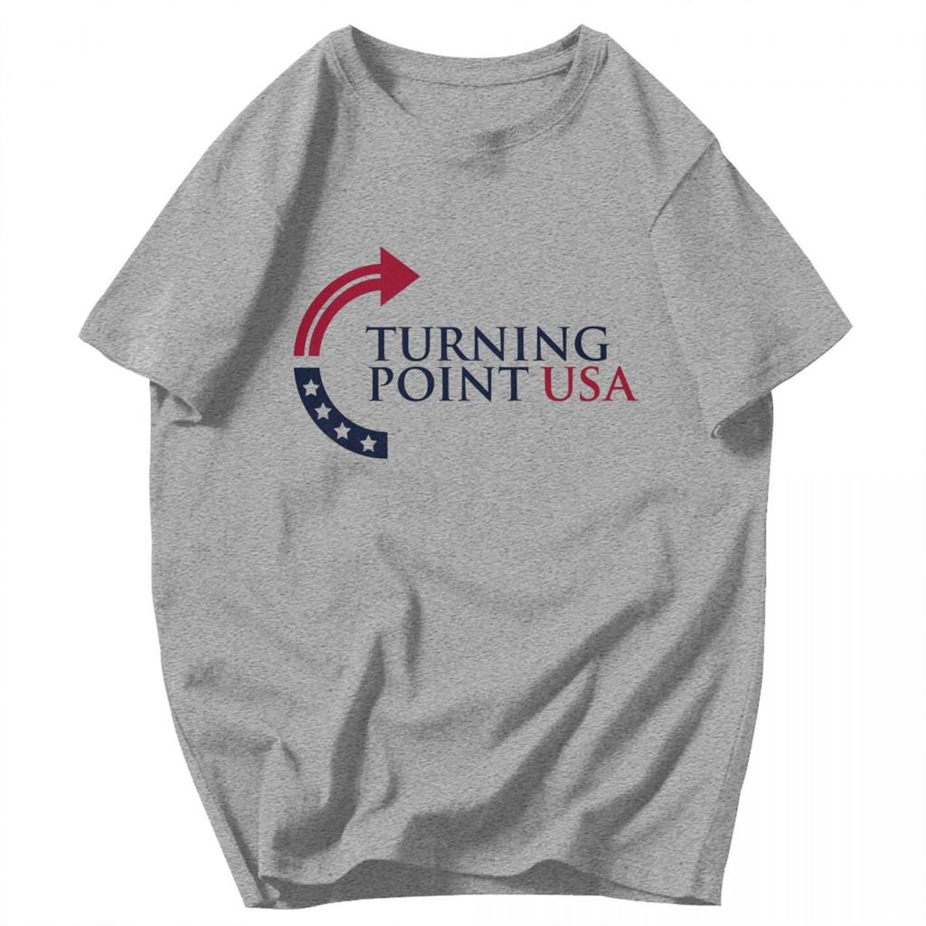 Men T Shirt Turning Point USA Fun Gifts Y2K Graphic Customized Unisex Clothing T Shirts