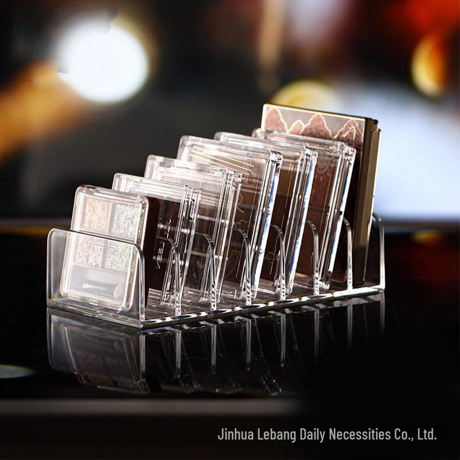 

Прозрачная акриловая палетка для теней и ящик-органайзер для макияжа