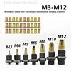 11Pcs Manual Riveter Nut Tool Accessory For Nuts M3 M4 M5 M6 M8 M10 M12 Simple Installation Hand Rivet Nut