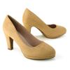 A Simple Matte Velvet Light-Mouth Spring And Autumn Shoes, Single Shoes, Waterproof Table, Fine High Heels, Professional Women'S Shoes, Black.