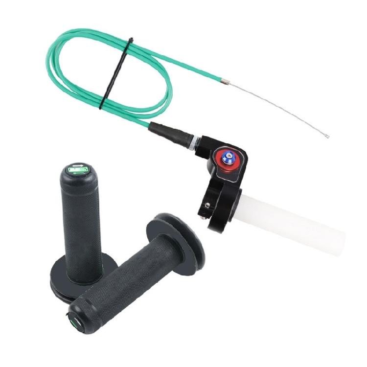

7/8 22mm Accelerator Throttle Twist Grips Handlebars Cable For Motorcycle Moped Scooter ATV Dirt Bike