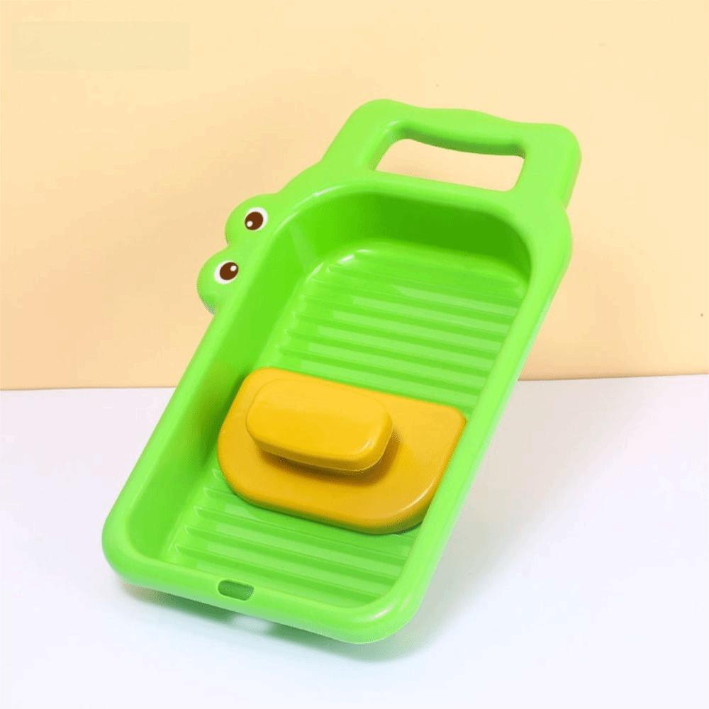 Anti-slip Laundry Board Plastic Integrated Lovely Washing Board Clothes Washboard  Home Baby Wash
