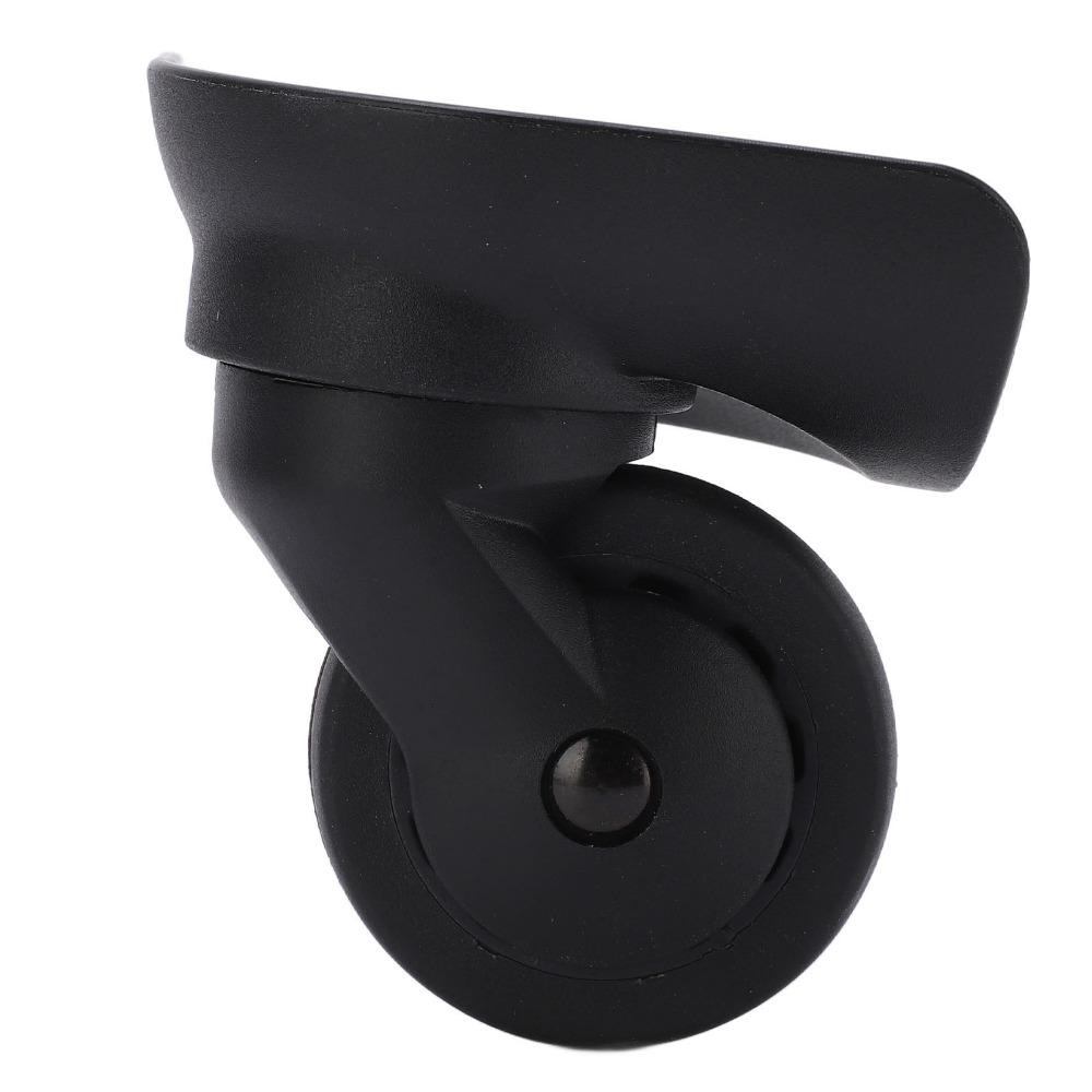 1 Pair Swivel Luggage Wheel Replacement Black Suitcase Accessories Trolley Case Wheel Luggage Repair Wheel Luggage Repair