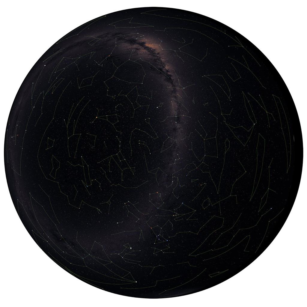 SEGA FAVE Home Planetarium Exclusive Color Master Plate Software Hemisphere Starry Sky with Constellation Produced by Takayuki Ohira "HOMESTAR Series"