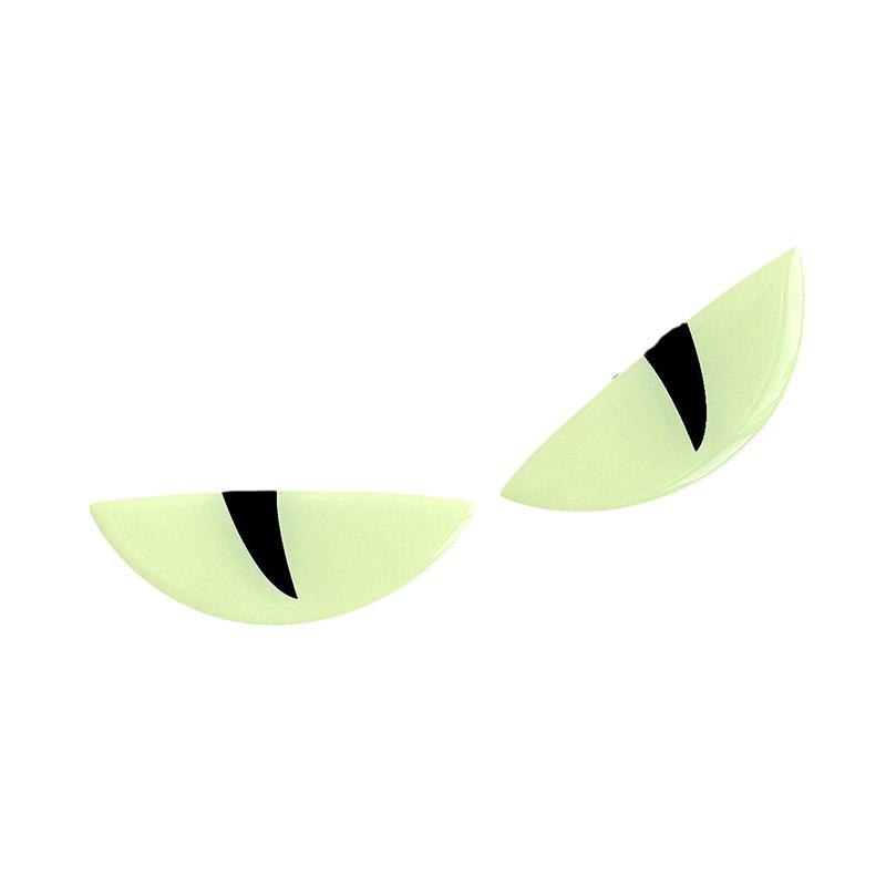 Motorcycle Luminous Devil Eyes Stickers DIY Motocross Helmet Body Vinyl Decals Car Sticker