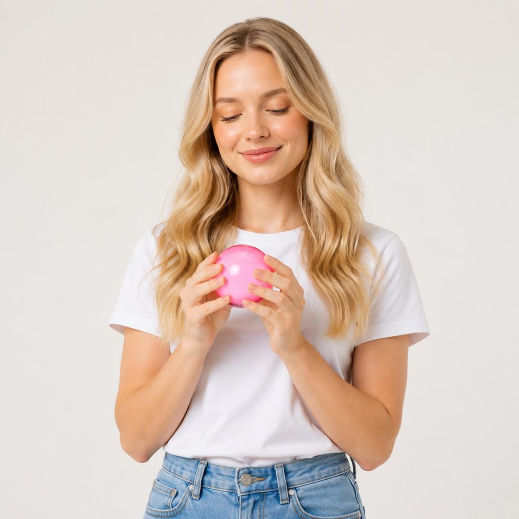 Stress Relief Squeeze Toy Soft Squishy Ball Sensory Toy for Hand Exercise and Relaxation Durable Material for Repeated Use