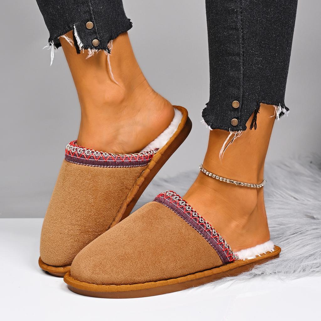 Fashion Trend Summer Women Slippers Lightweight Outdoor Slides Women Fashion Non Slip Flat Shoes Women Retro Luxury Home Cotton Slippers