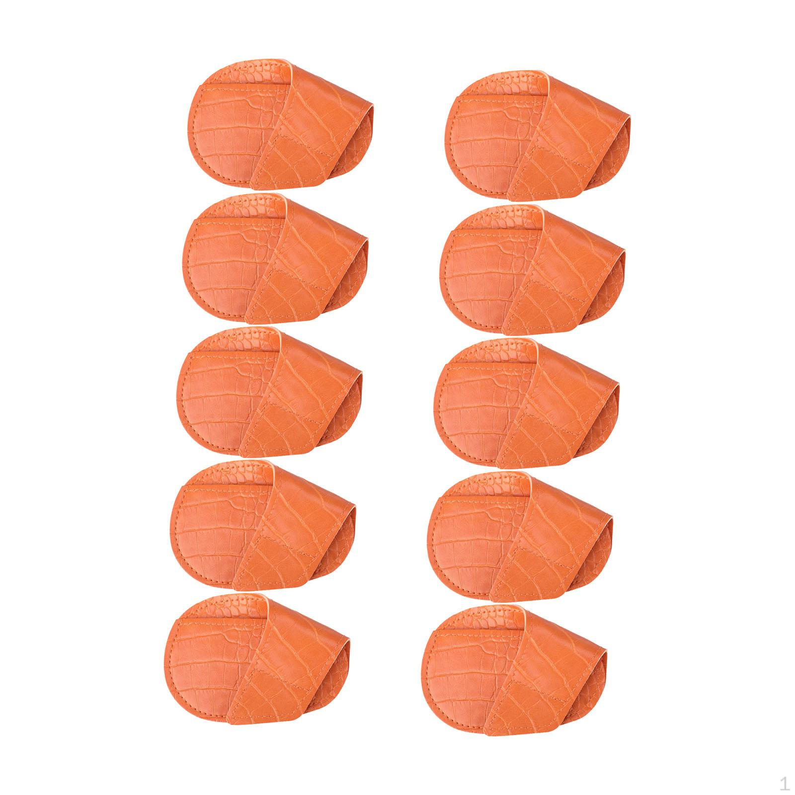 

10 Golf Club Covers – Protection for Training Equipment, Outdoor Sports, Fitting, оранжевый