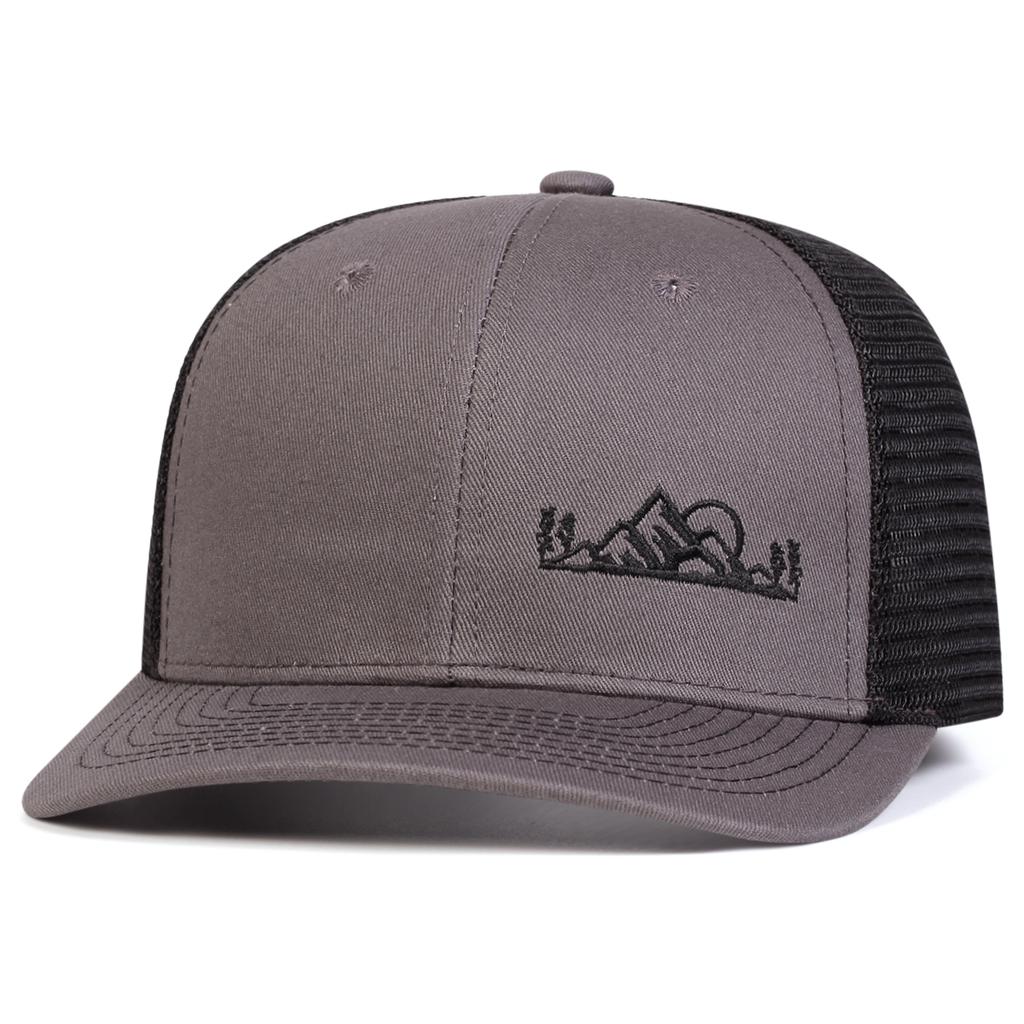 Unisex Mountain Embroidery Baseball Net Caps Spring And Summer Outdoor Adjustable Casual Hats Sunscreen Hat