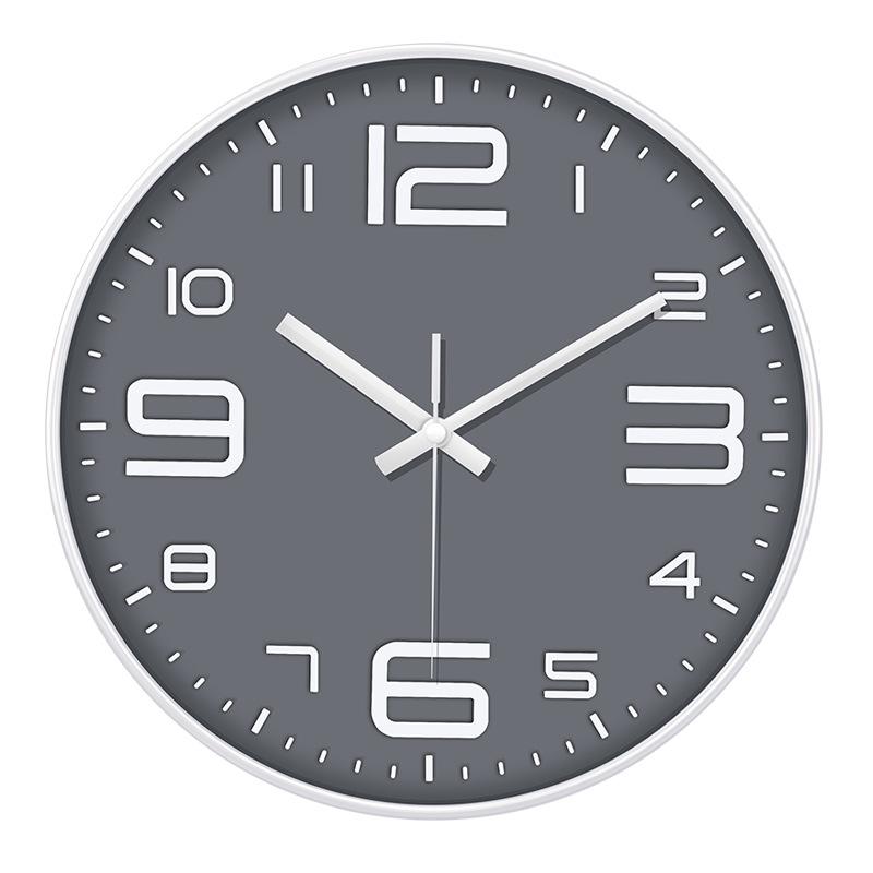 16 Inches 40 Cm Fashionable Living Room Home Bedroom Clock Silent Fresh Wall Clock Light Luxury Personality Nordic