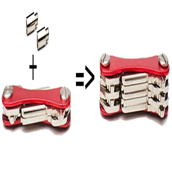 1PC Smart Portachiavi Mini Portachiavi Chiave compatta Decorativa Clip per supporto Home Storage Clip per chiave in metallo