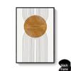 High-End Abstract Line Art Canvas Set for Living and Dining Rooms
