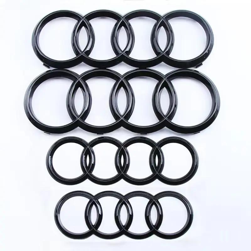 1 pezzo Emblema Cofano Anteriore Logo Cofano Badge Portellone Posteriore Per Audi A3 A4 A5 A6 A7 A1 A2 Q2 Q3 Q4 Q5 Q7 Q8 TT S3 S4 Adesivo Auto