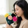 28cm Simulation Flowers Rose Plush Doll Colorful Rose Flowers Plush Toys  Home Decoration