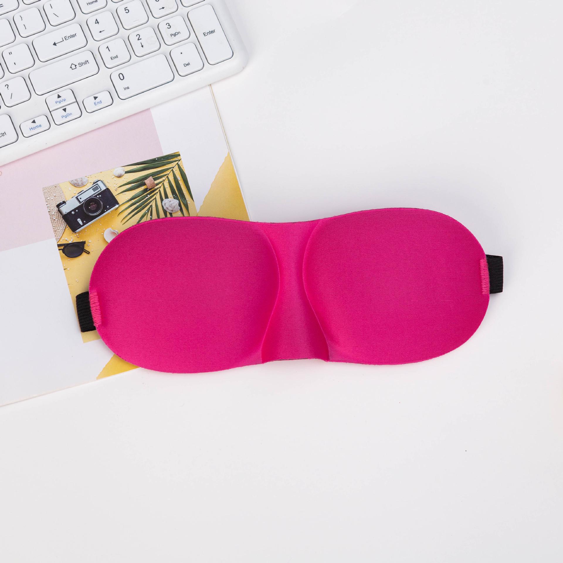 

3D Eye Mask - Breathable, Light-Blocking, Creative Design with Seamless Logo Printing.