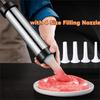 Stainless Steel Sausage Filler Widened Tube Sausage Stuffer Efficient Sausage Maker  Kitchen