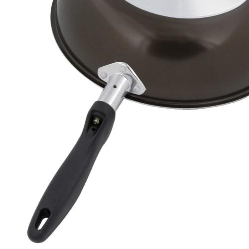 Bestco Deep Frying Pan, 28cm, Wok Pan, Gas Stove Only, Brown, ND-633, Your Cooking Partner