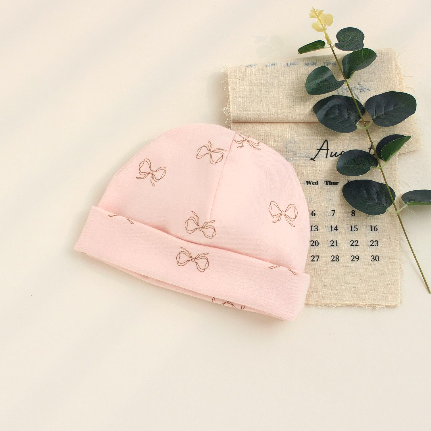 

Детская шапочка из чистого хлопка для защиты родничка - дизайн Sweet Princess, двухслойная, для весны, осени и зимы L (2.5-5 years)