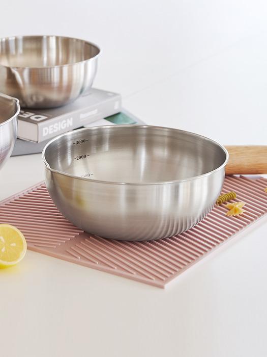 Возрождается. Мерная миска для смешивания из нержавеющей стали J 304 (Средняя) Stainless steel mixing bowl (medium)