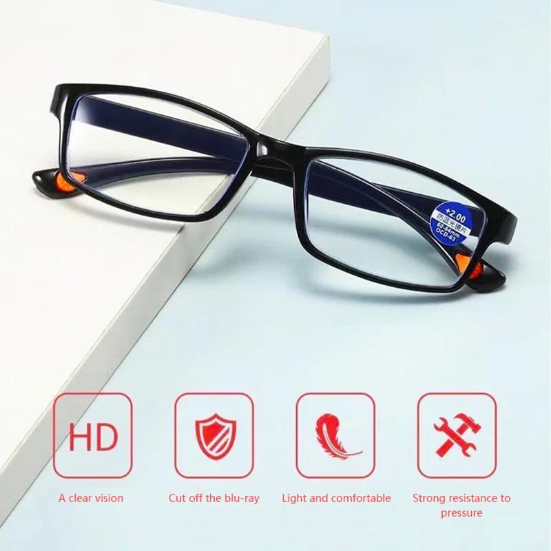 TR90 Ultra-Light Reading Glasses Woman Men Clear HD Lens Presbyopia Eyeglasses Diopter +1.0 1.5 2.0 2.5 3.0 3.5 4.0