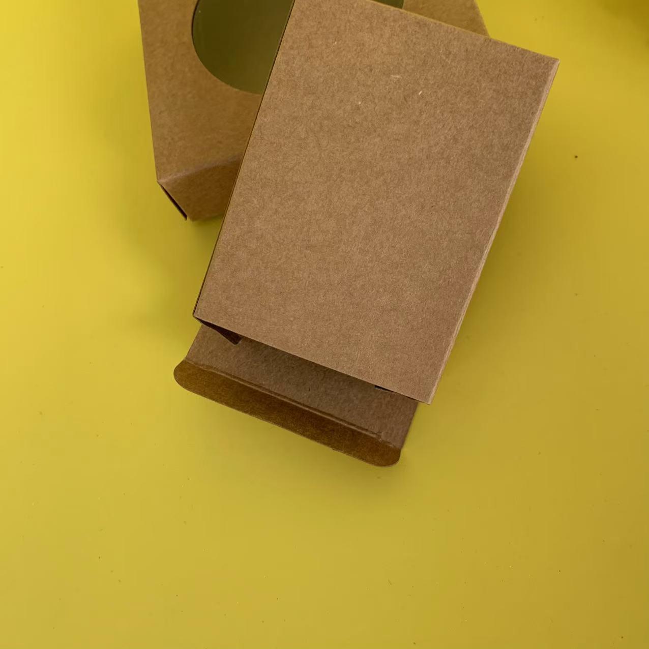 

In-Stock Kraft Paper Box with Custom Buckle Bottom and Batch Printing - Same Day Shipping Domestic Kraft: 80*30*15mm