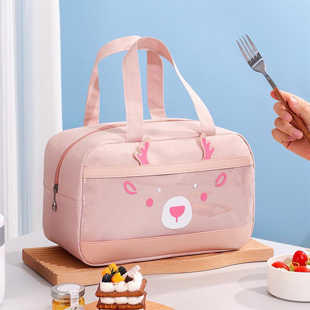 Portable Cooler Bag Waterproof Insulated Picnic Lunch Bag Box Ice Pack Lunch Box Food Carrier for Camping/BBQ/Outdoor Activities