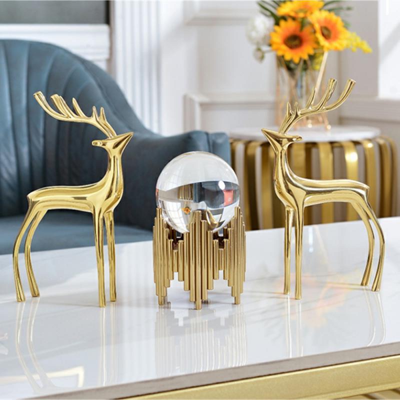 Deer Ornaments Practical Detail Home Decorations Need Unique Party Decorations Ornaments Exudes Elegance Safety Nordic Ornaments