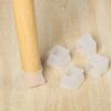 10Pcs Square/Round Silicone Chair Leg Caps Floor Protectors  Feet Pads Mute Solid Table Leg Cover Anti-slip Pad 1.8/2.8/2.5cm