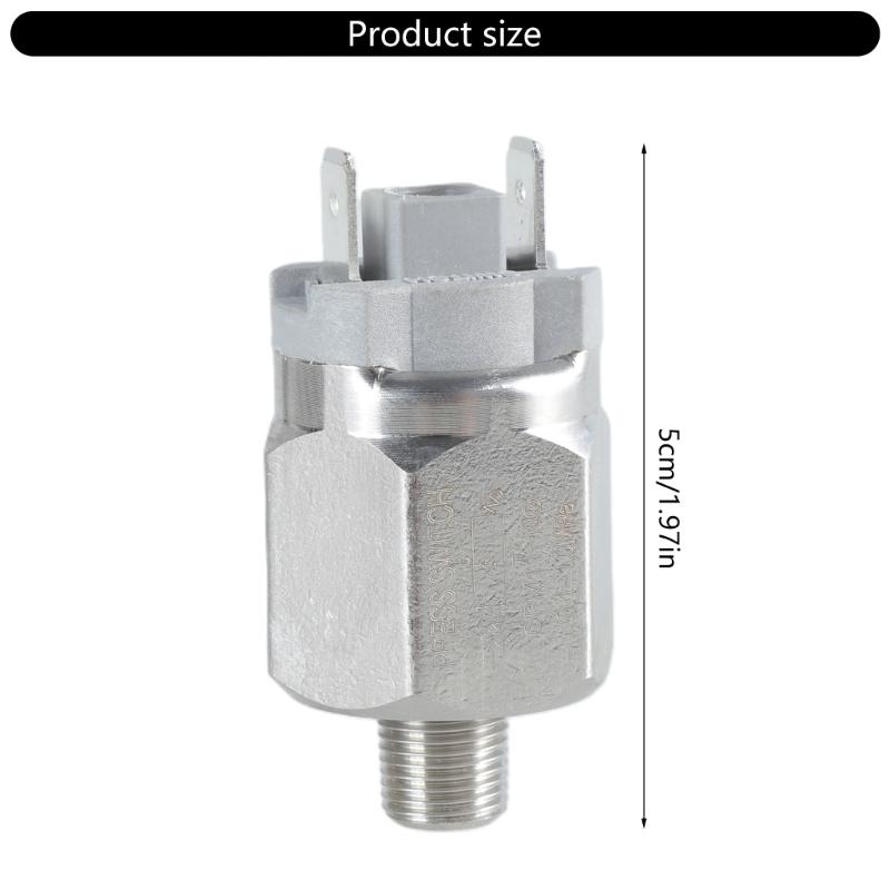 Practical Pressure Switches with Easy Adjustment Sturdy Stainless Steel Builds Suitable for Pressure Vent and Water