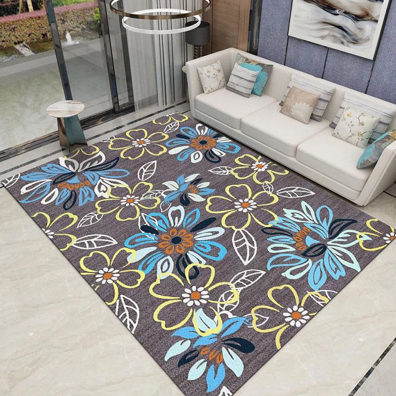 Nordic Living Room Carpet Sofa Coffee Table Bedroom Bedside Carpet Entrance Door Mat