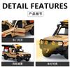 1:32 Toyota Land Cruiser LC79 Single Cab Off Road Pickup Truck Alloy Car Model Diecast Metal Toy Vehicle Car Model Collectibles