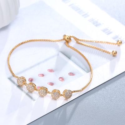 Neues Laternenkugel-Design-Mikro-Intarsien-Zirkon-Armband-Damenarmband