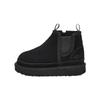 Comfortable Warm Low-Cut Kids Boots Kids Boots Black 1143706K-BLK