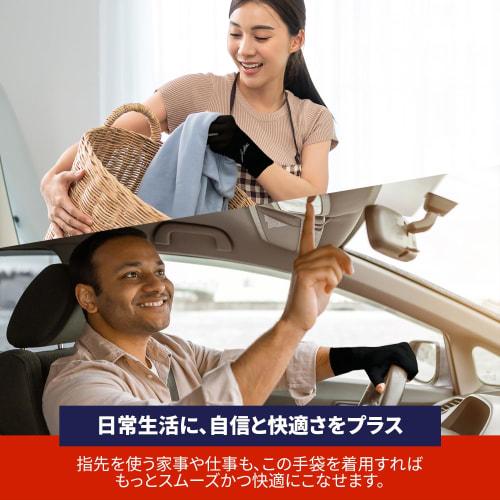 Dr. Arthritis Fingerless Compression Gloves (Developed by Doctors) for Trigger Finger Support, Lightweight, Strong Support, Breathable, Unisex, for Co