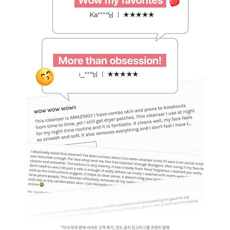 The Face Shop Rice Water Bright Facial Foaming Cleanser