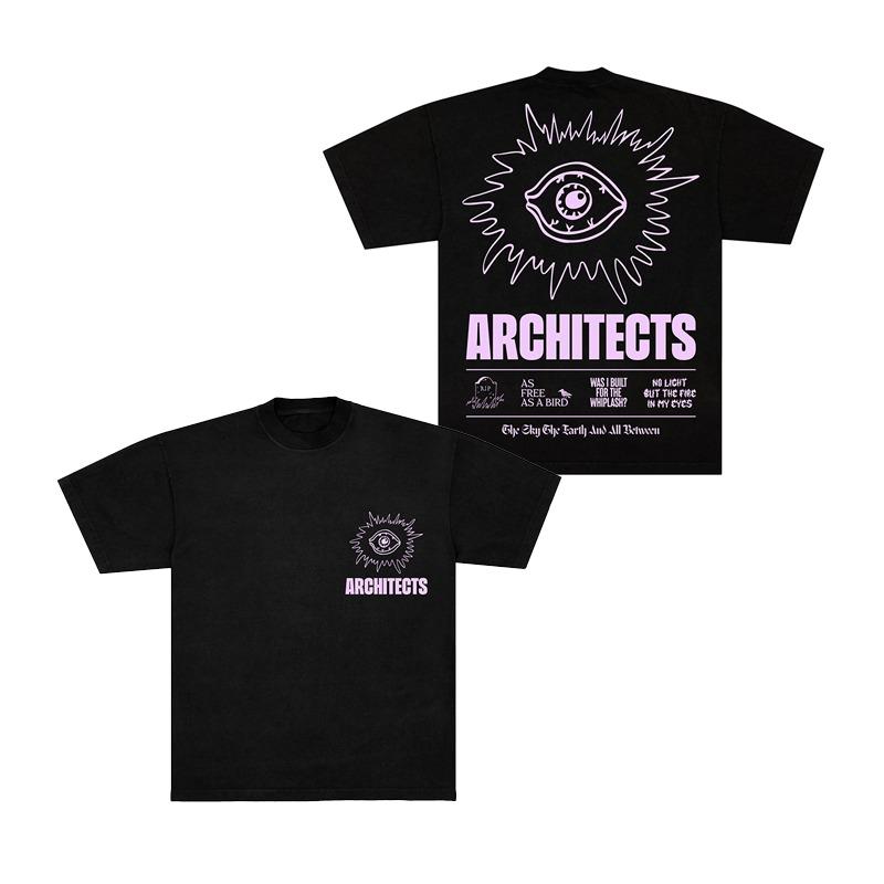 New Architects Britische Renommierte Metal Band Breites Vintage Reines Baumwolle Herren und Damen Kurzarm T-Shirt für den Sommer