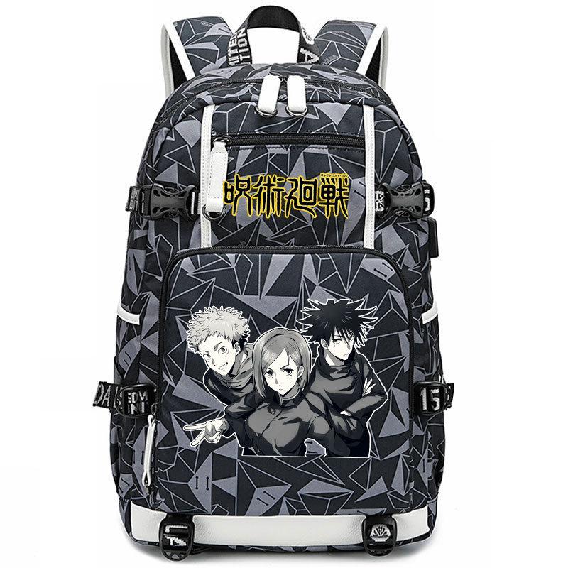 Bag Anime Peripheral Five Wushu Second Dimensional Backpack for Junior High School Students and Elementary School Students Large Capacity Backpack