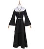 Midoriya Schwester Cosplay Kostüm aus The Conjuring, Nonnenkutte, Premium Qualität, Inklusive Kreuzkette, Größe 2XL