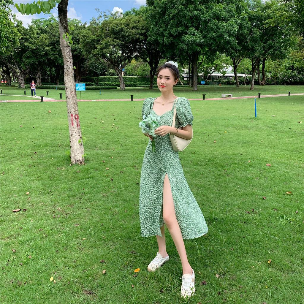 Buy Summer Floral Bohemia Dress Women French Style Chiffon Split Fairy Dress Female Sexy Elegant Beach Boho Korean Dress at affordable prices free shipping, real reviews with photos Joom Buy Summer Floral Bohemia Dress Women French Style Chiffon Split Fairy Dress Female Sexy Elegant Beach Boho Korean Dress at affordable prices free shipping, real reviews with photos Joom