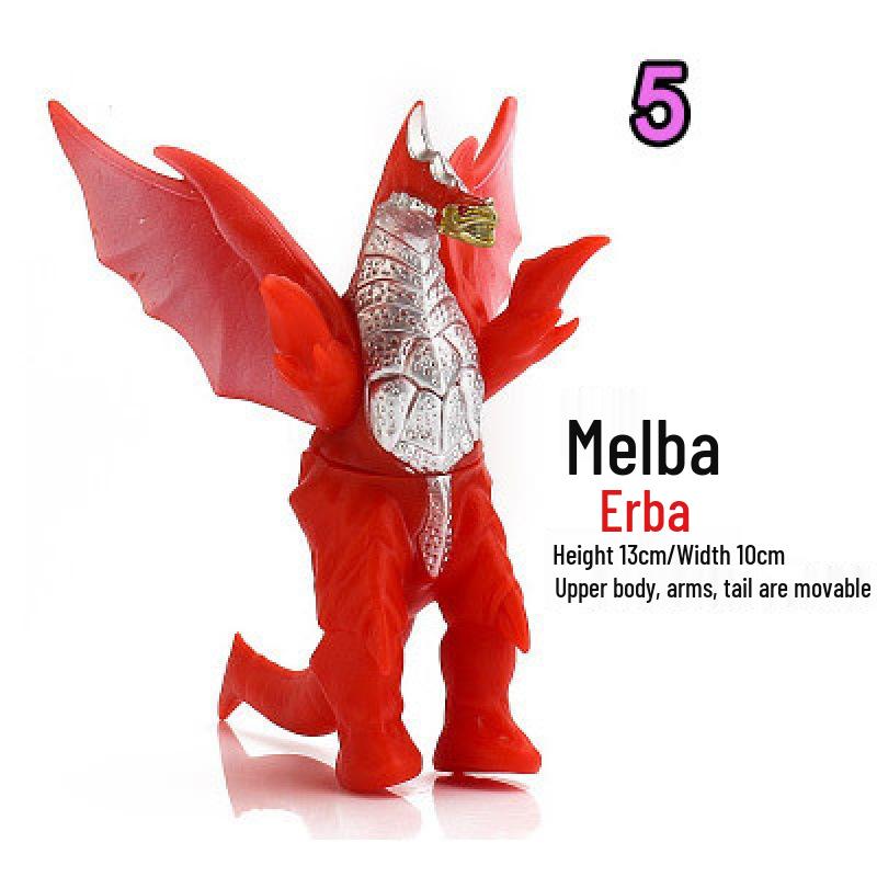 New Blazer Monster Soft Vinyl Action Figure - Articulated Children's Toy, Full Series